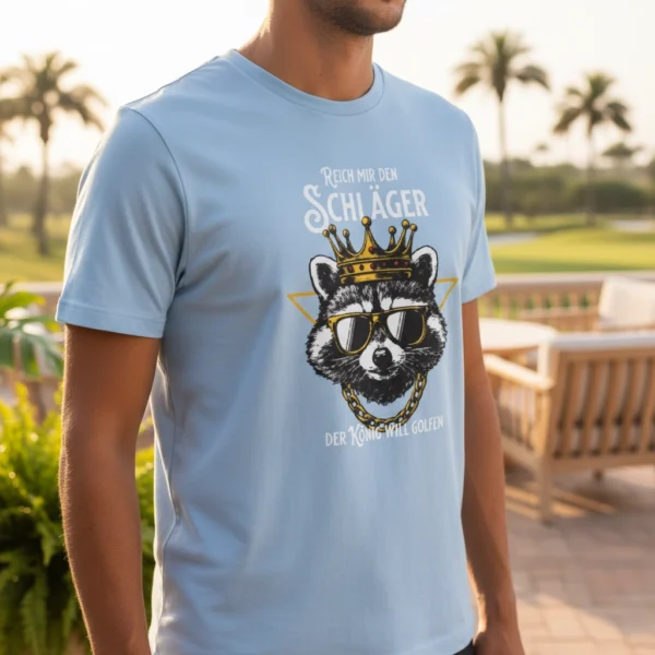 Reich mir den Schläger, der König will golfen | Unisex T-Shirt