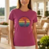 Sunset - Golf Like a Queen, Sip Like a Lady | Frauen T-Shirt