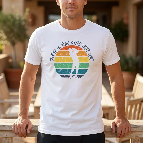 keep calm and tee off | Unisex T-Shirt