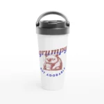 grumpy - but adorable | Weißer Edelstahl-Reisebecher | 440ml