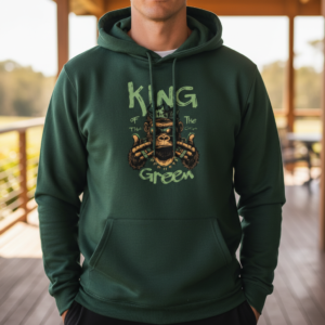 Monkey – King Of The Green | Classic Unisex Hoodie