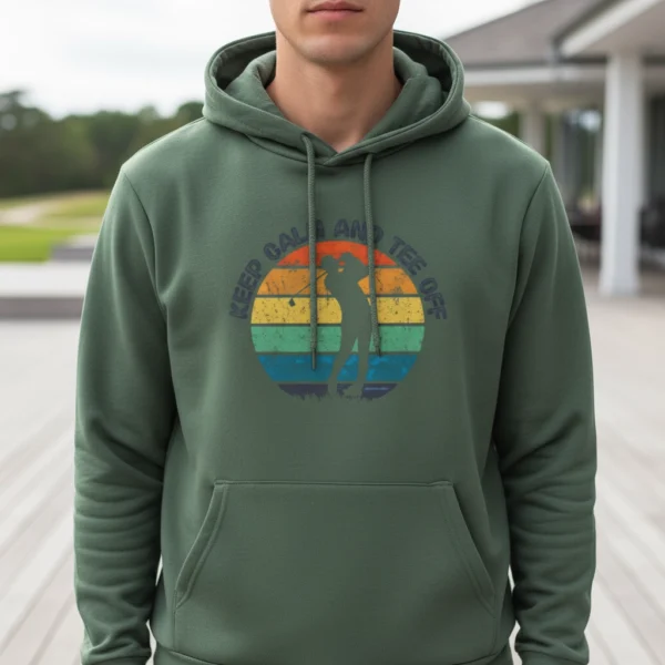 keep calm and tee off | Unisex Hoodie