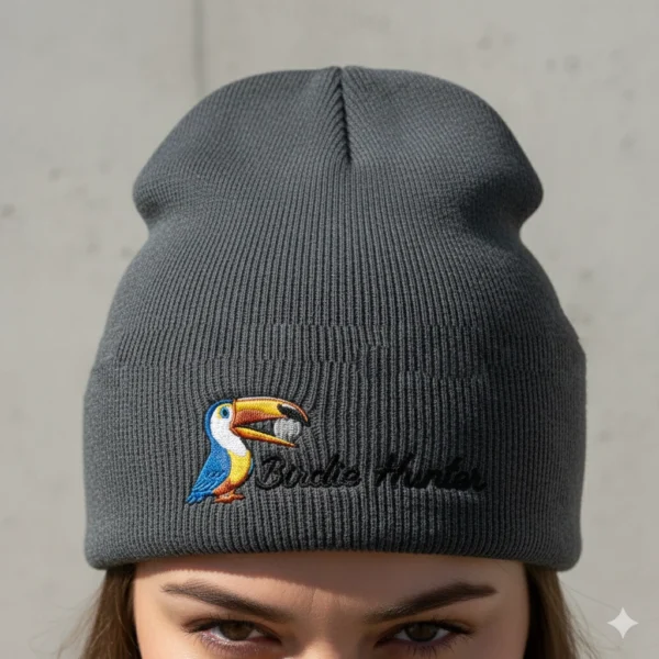 Birdie Hunter | Beanie mit hochwertiger Stickerei