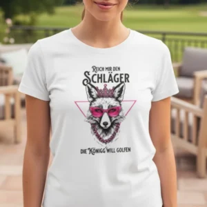 Reich mir den Schläger, die Königin will golfen | Frauen T-Shirt