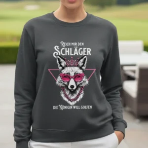 Reich mir den Schläger, die Königin will golfen | Unisex Pullover