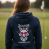 Reich mir den Schläger, die Königin will golfen | Unisex Zip-Hoodie