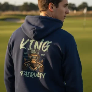 King of the fairway | Unisex Zip-Hoodie