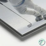Nashorn als Golfer | Aluminiumdruck