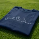 BEA Shirt fokus marine Birdie • Eagle • Albatross | One Line | Premium Shirt – Teeshot