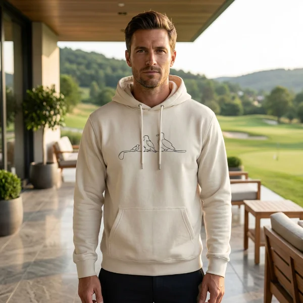Birdie • Eagle • Albatross | Fine Line Stick | Premium Hoodie - Ace