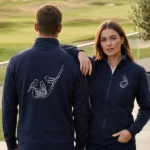 TBC_MU_both Triple Birdie Club | Premium Zip-Sweater - Stroke