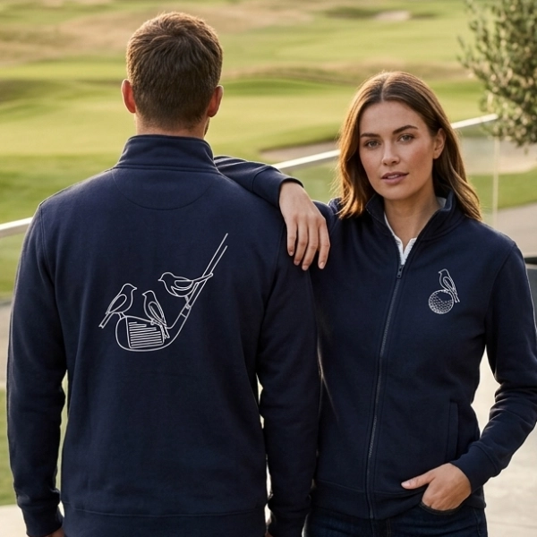Triple Birdie Club | Premium Zip-Sweater - Stroke