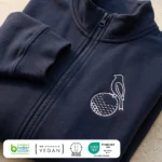 TBC_MU_certs Triple Birdie Club | Premium Zip-Sweater - Stroke