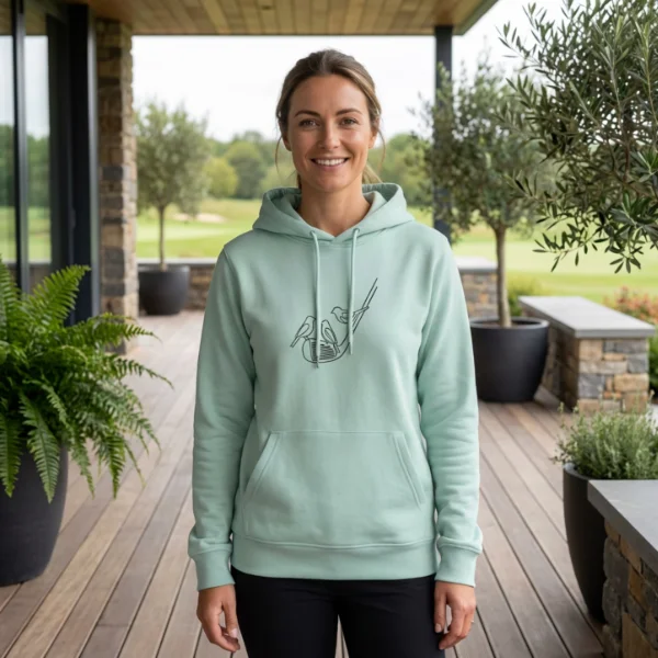 Triple Birdie Club | Fine Line Stick | Premium Hoodie - Club