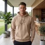 the eagle khaki m f The Eagle | Fine Line Stick | Premium Hoodie – Ace